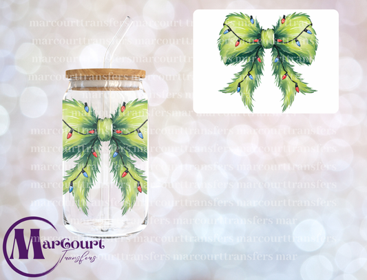 GRINCH COQUETTE BOW-DECAL-UV DTF CUP WRAP