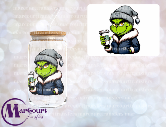 GRINCH DALLAS COWBOYS-DECAL-UV DTF CUP WRAP