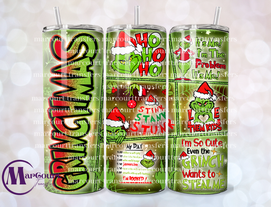 GRINCHMAS-20 OZ-UV DTF CUP WRAP