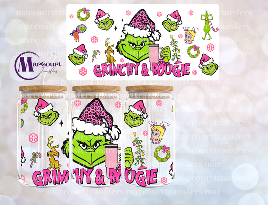 GRINCHY AND BOUGIE 2-16 0Z-UV DTF CUP WRAP