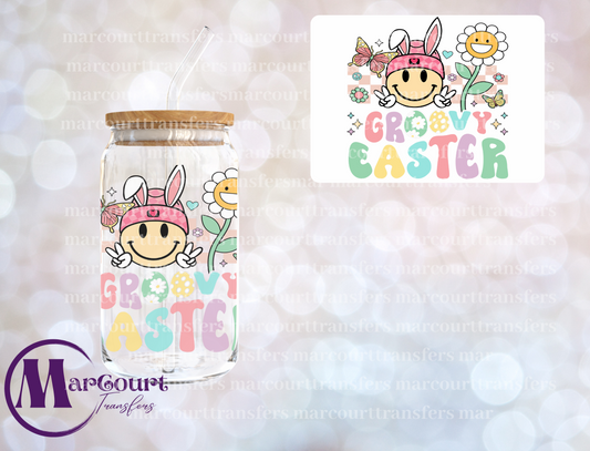 GROOVY EASTER-DECAL-UV DTF CUP WRAP