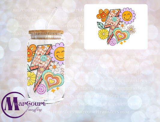 GROOVY FLOWER SUMMER-DECAL-UV DTF CUP WRAP