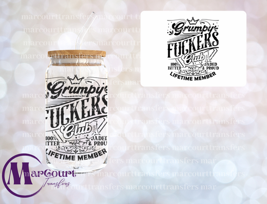 GRUMPY F ERS CLUB-DECAL-UV DTF CUP WRAP
