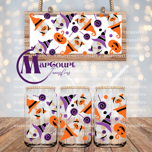 HALLOWEEN GNOMES-16 0Z-UV DTF CUP WRAP