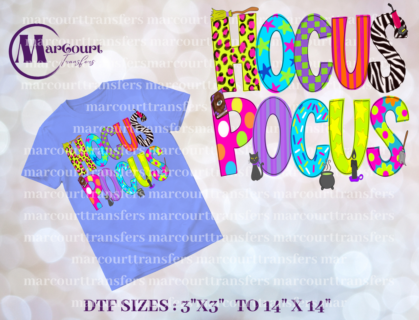 DTF-HOCUS POCUS LETTERS