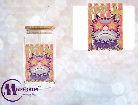 FAUX GLITTER TCU MASCOT-DECAL-UV DTF CUP WRAP