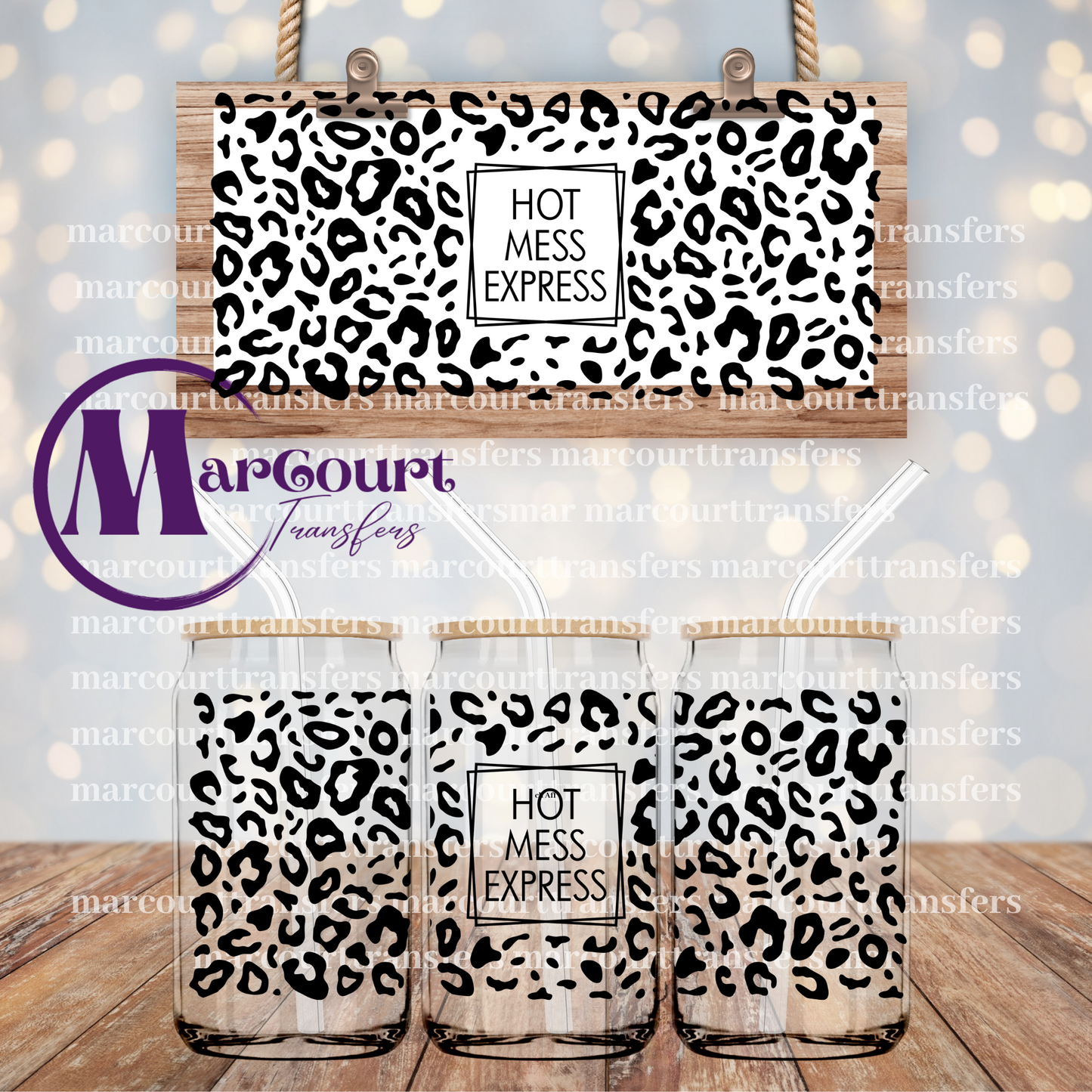 HOT MESS EXPRESS-16 0Z-UV DTF CUP WRAP