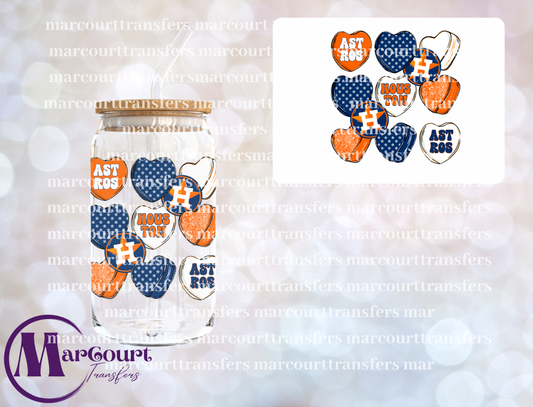 HOUSTON HEARTS-DECAL-UV DTF CUP WRAP