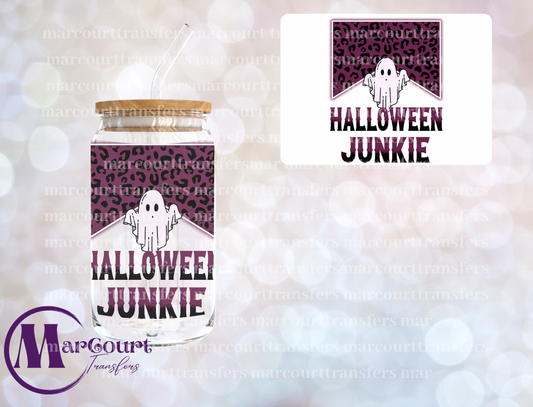 HALLOWEEN JUNKIE GHOST-DECAL-UV DTF CUP WRAP