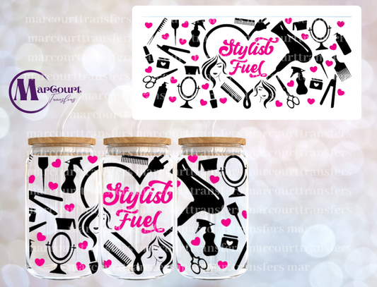 HAIR STYLIST FUEL-16 0Z-UV DTF CUP WRAP