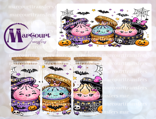 HALLOWEEN DUMPLINGS-16 0Z-UV DTF CUP WRAP