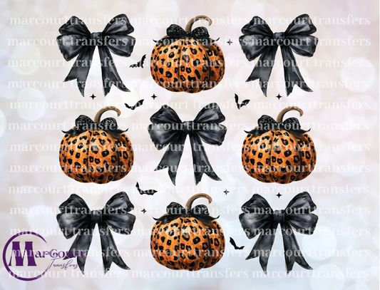 HALLOWEEN PUMPKIN AND BOWS ELEMENTS