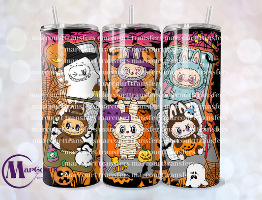 HALLOWEEN TAROT LABUBU-20 OZ-UV DTF CUP WRAP