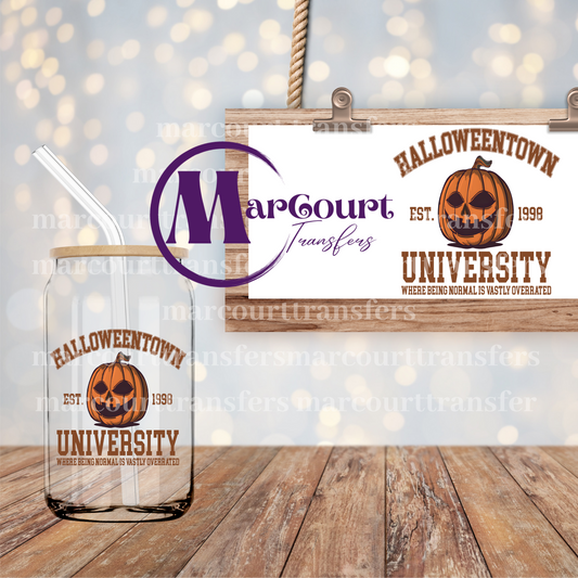 HALLOWEEN TOWN UNIVERSITY-DECAL-UV DTF CUP WRAP