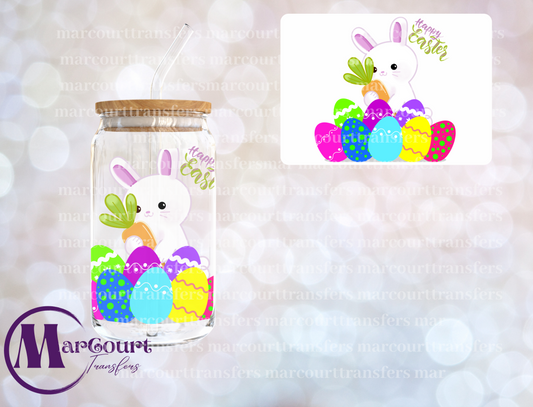 HAPPY EASTER BUNNY 2-UV DTF CUP WRAP