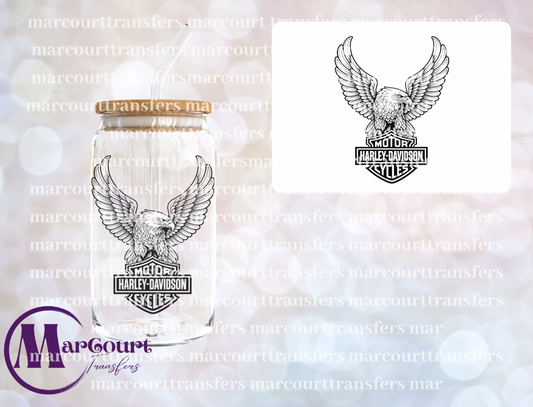 HARLEY DAVIDSON EAGLE-UV DTF CUP WRAP