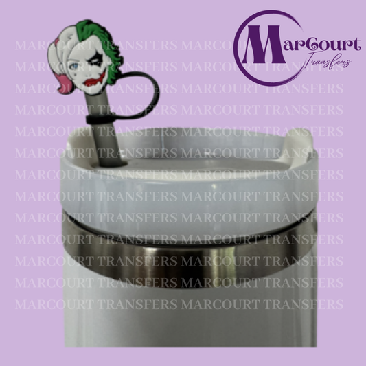 HARLEY QUINN AND JOKER-STRAW TOPPER