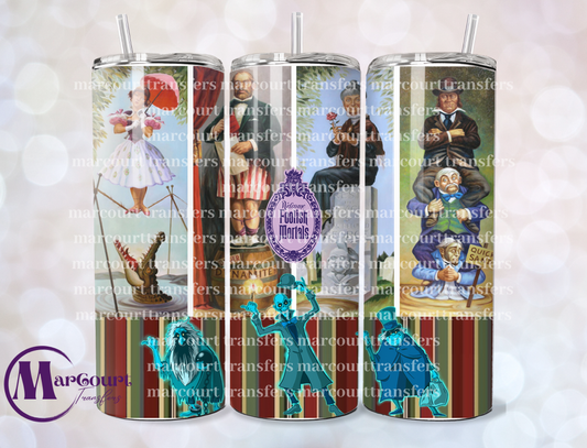 HAUNTED MANSION STRETCHING ROOM-SKINNY TUMBLER TRANSFER
