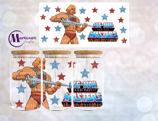 HE-MAN MASTERS OF THE UNIVERSE 2-16 0Z-UV DTF CUP WRAP