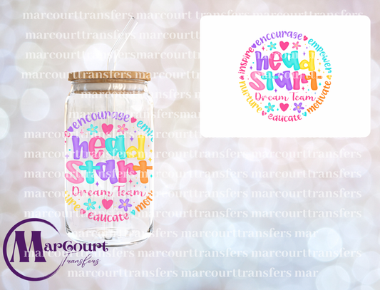 HEAD START DREAM TEAM-DECAL-UV DTF CUP WRAP