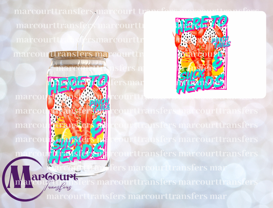 HERE TO PINCH TAILS CRAWFISH-DECAL-UV DTF CUP WRAP