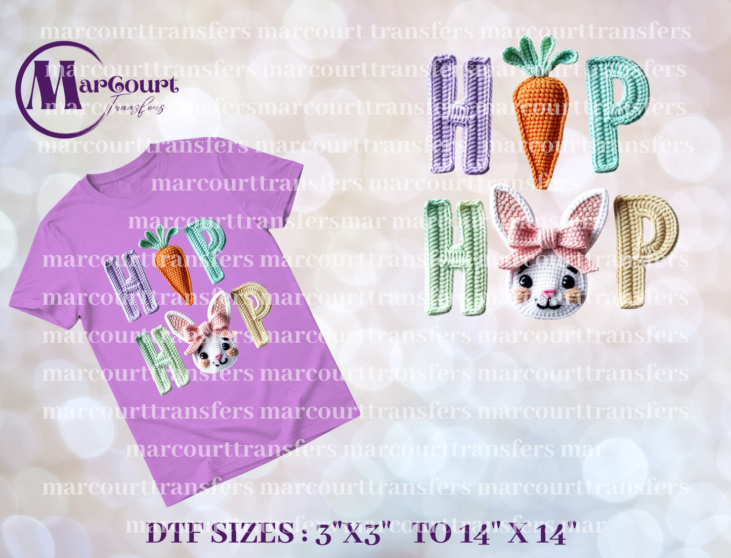DTF-HIP HOP FAUX YARN