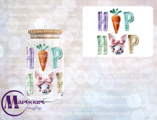 HIP HOP FAUX YARN-DECAL-UV DTF CUP WRAP