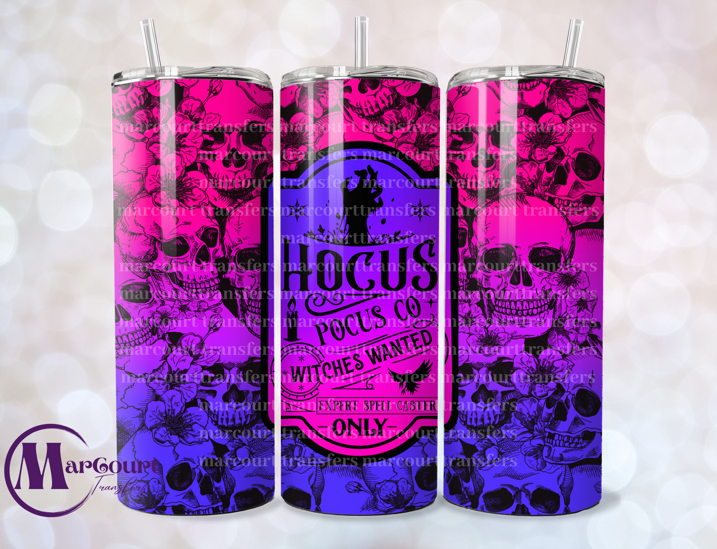 HOCUS POCUS-SKINNY TUMBLER TRANSFER