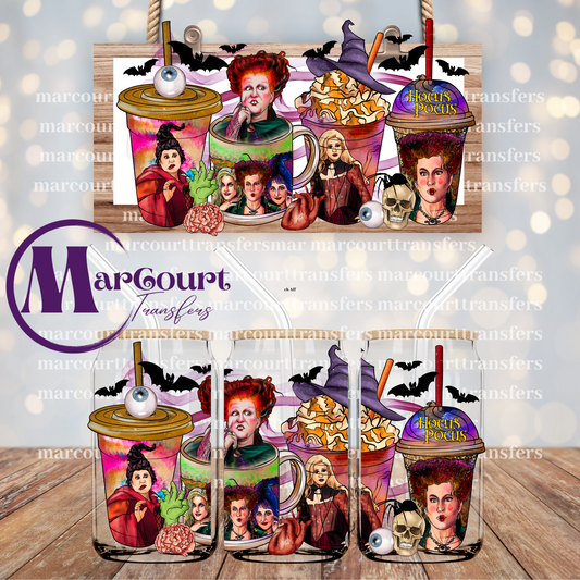 HOCUS POCUS DRINKS-16 0Z-UV DTF CUP WRAP