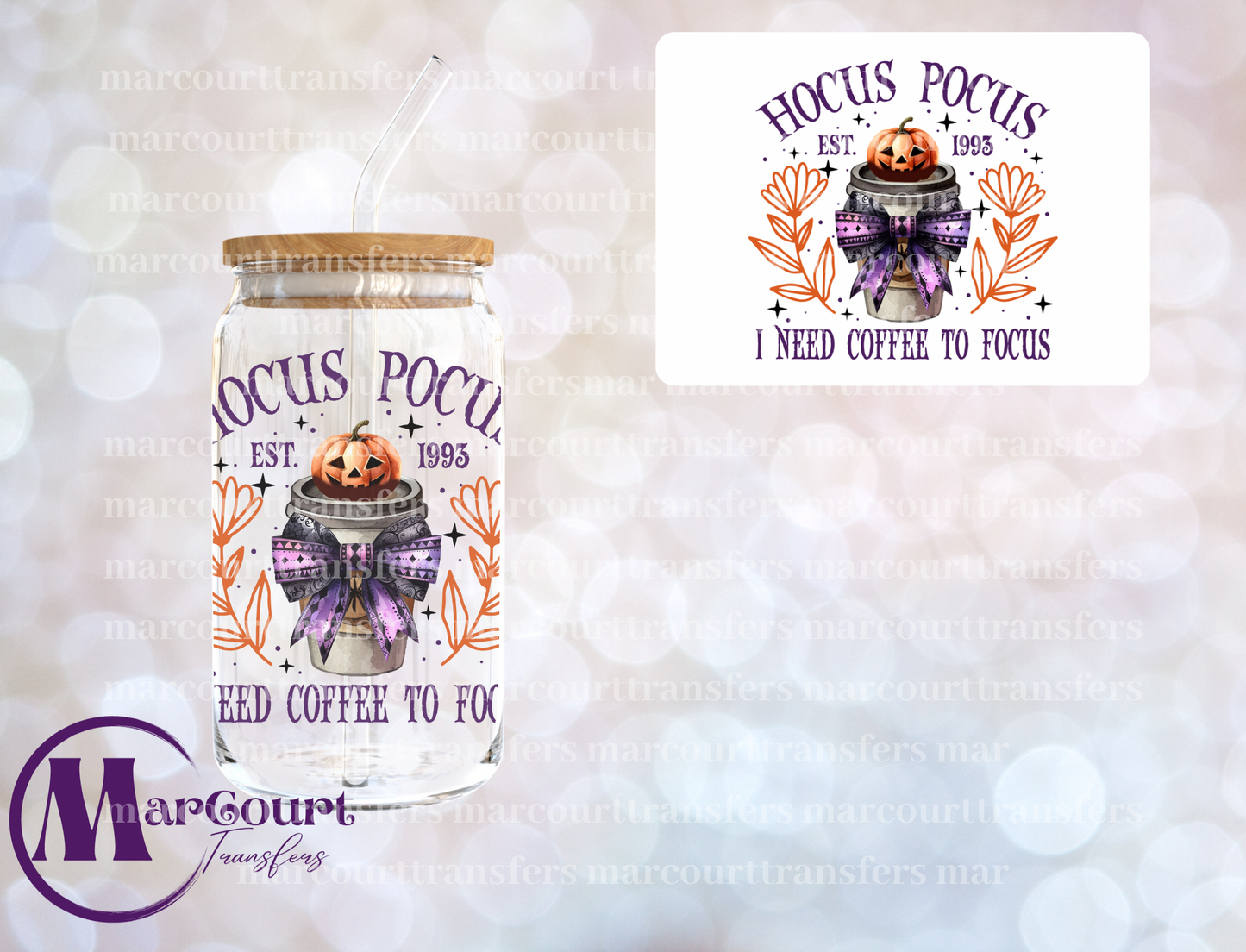 HOCUS POCUS EST.1993-DECAL-UV DTF CUP WRAP