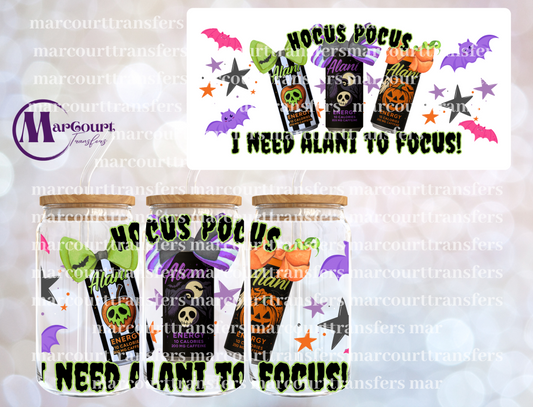 HOCUS POCUS I NEED ALANI TO FOCUS-16 0Z-UV DTF CUP WRAP