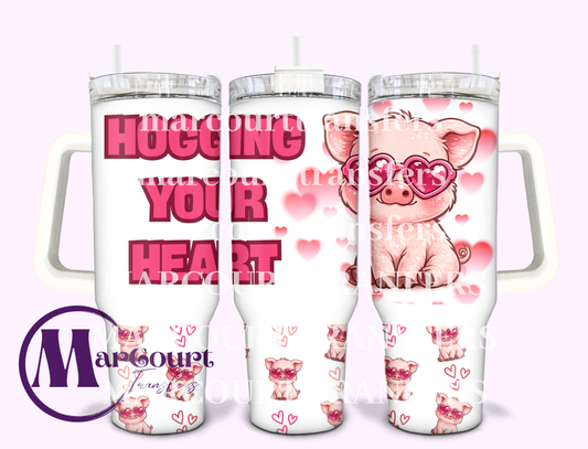 HOGGING YOUR HEART-40 0Z-SUBLIMATION TUMBLER TRANSFER