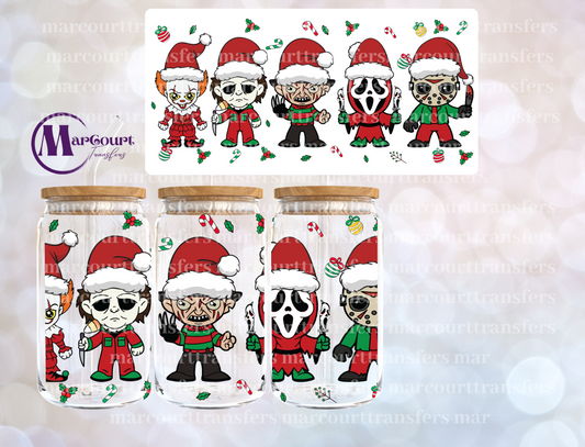 HORROR CHRISTMAS GUYS-16 0Z-UV DTF CUP WRAP