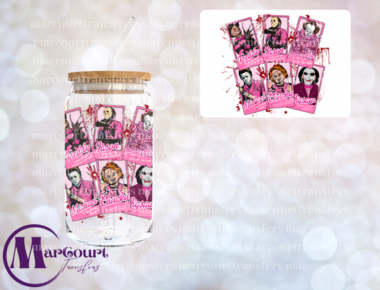 HORROR GUYS TAROT CARDS DECAL-UV DTF CUP WRAP