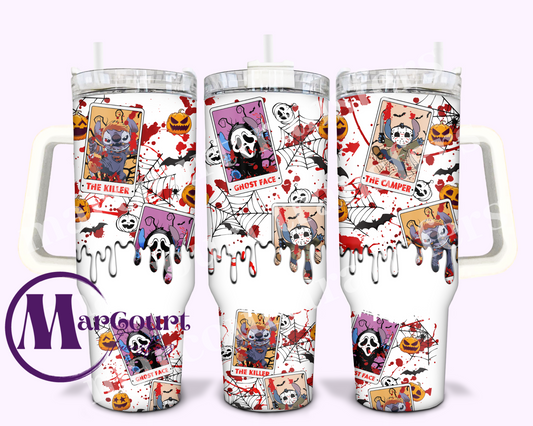 HORROR MOVIES-40 0Z-UV DTF CUP WRAP