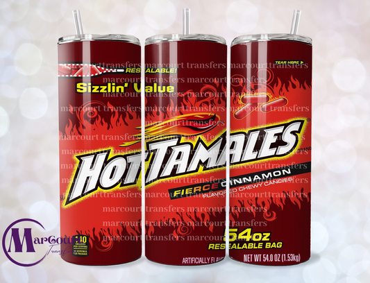 HOT TAMALES-SKINNY TUMBLER TRANSFER