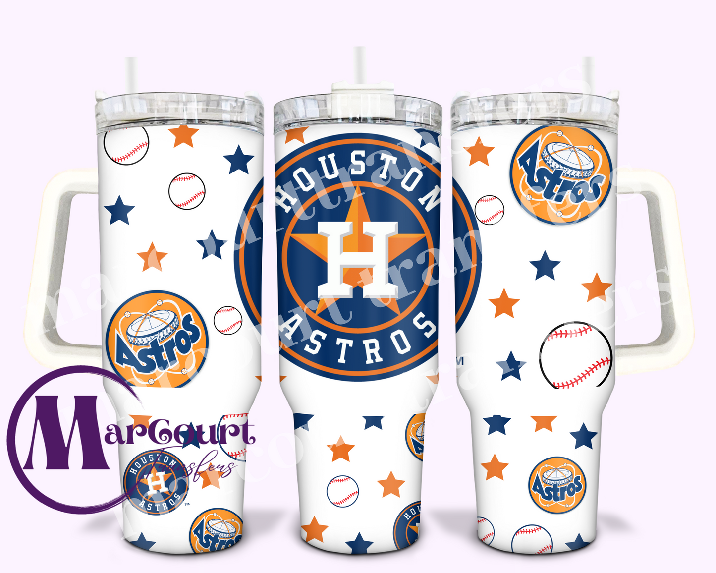 HOUSTON ASTROS-40 0Z-UV DTF CUP WRAP