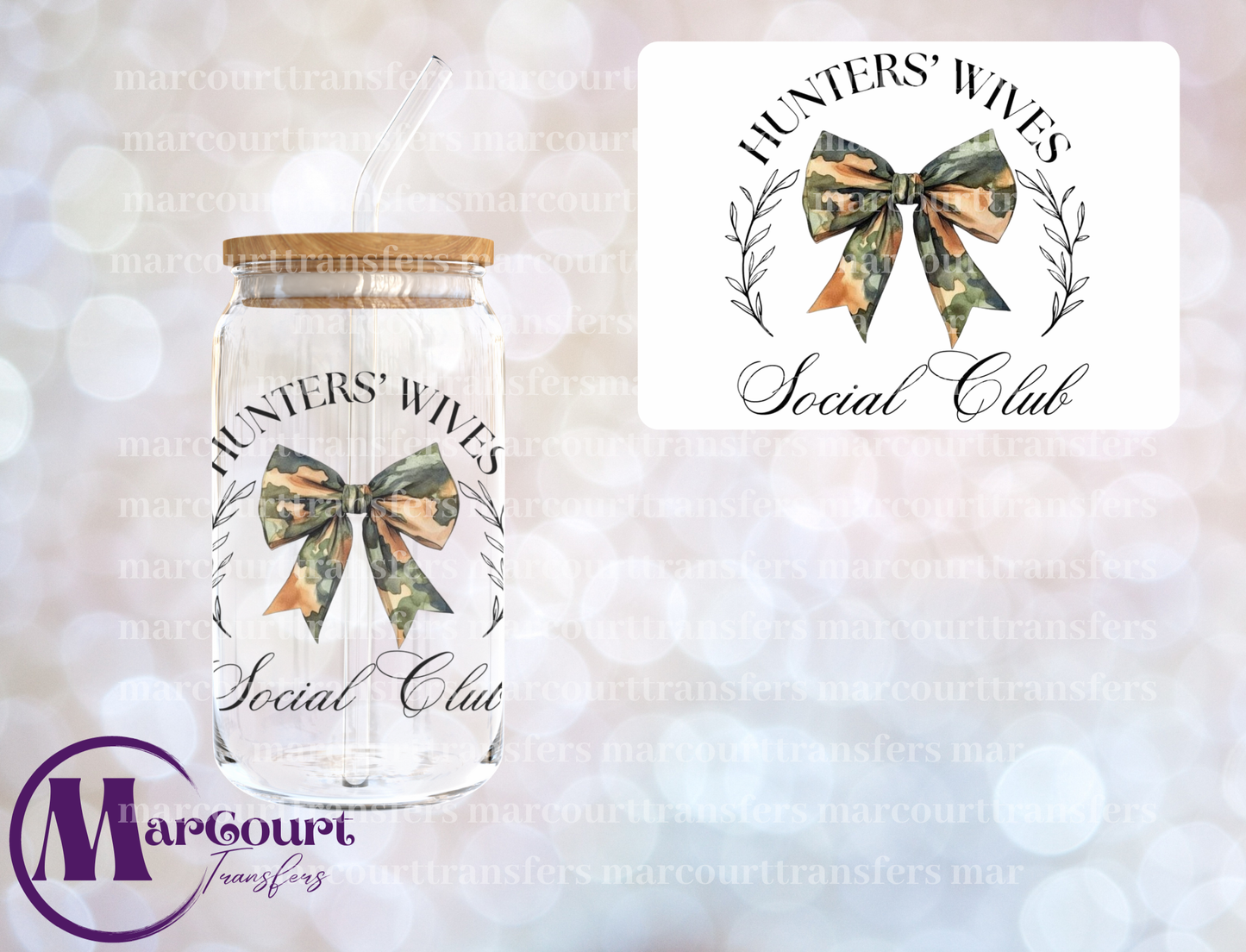 HUNTER'S WIVES-DECAL-UV DTF CUP WRAP