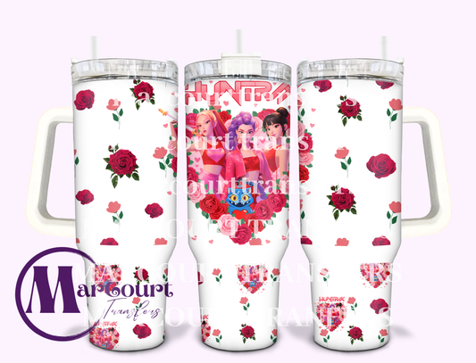 HUNTRIX VALENTINES-40 0Z-UV DTF CUP WRAP