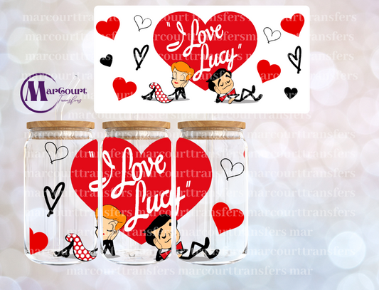 I LOVE LUCY-16 0Z-UV DTF CUP WRAP