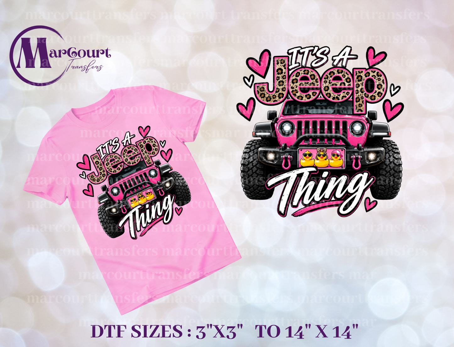 DTF-IT'S A JEEP THING PINK