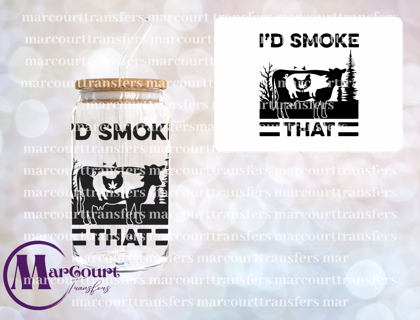 I'D SMOKE THAT 2-UV DTF CUP WRAP