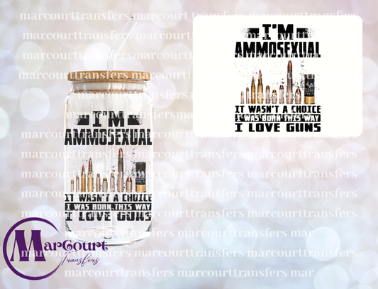 I'M AMMOSEXUAL-UV DTF CUP WRAP