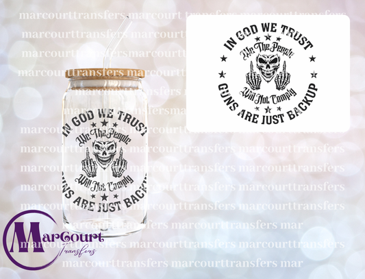 IN GOD WE TRUST-UV DTF CUP WRAP
