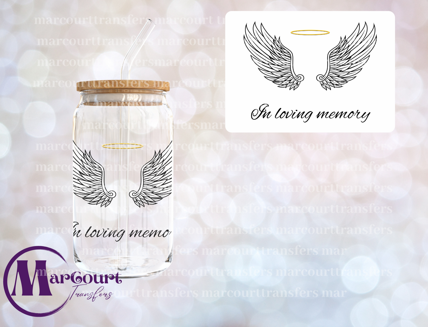 IN LOVING MEMORY-DECAL-UV DTF CUP WRAP