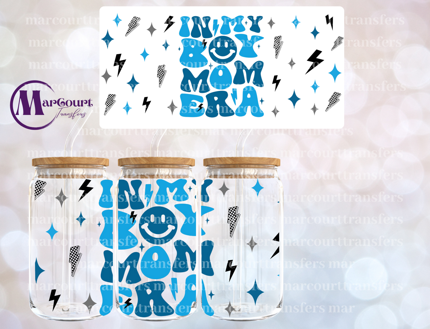 IN MY BOY MOM ERA (RETRO)-16 0Z-UV DTF CUP WRAP