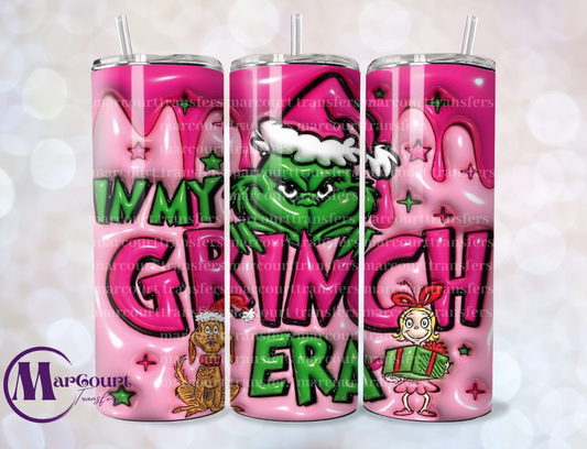 IN MY GRINCH ERA-SKINNY TUMBLER TRANSFER