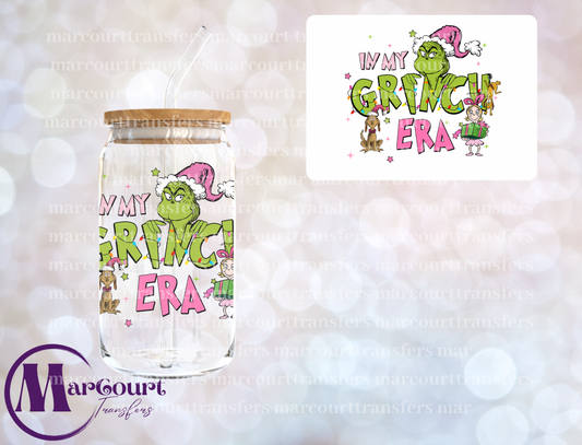 IN MY GRINCH ERA CLASSIC GRINCH PINK-DECAL-UV DTF CUP WRAP