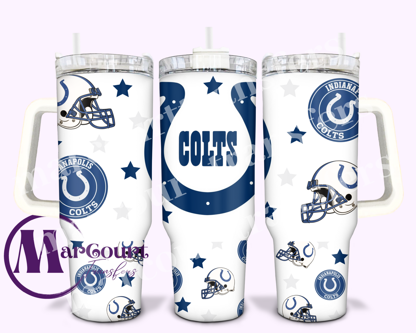 INDIANAPOLIS COLTS-40 OZ-UV DTF CUP WRAP