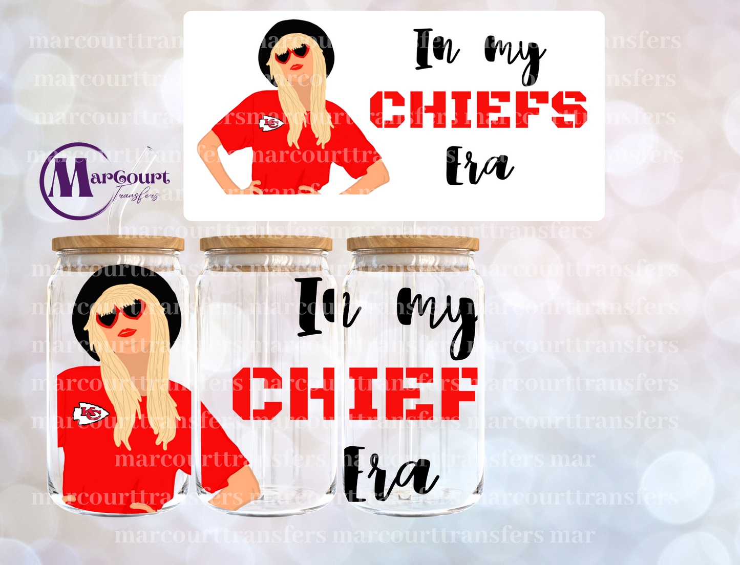 IN MY CHIEFS ERA-16 0Z-UV DTF CUP WRAP